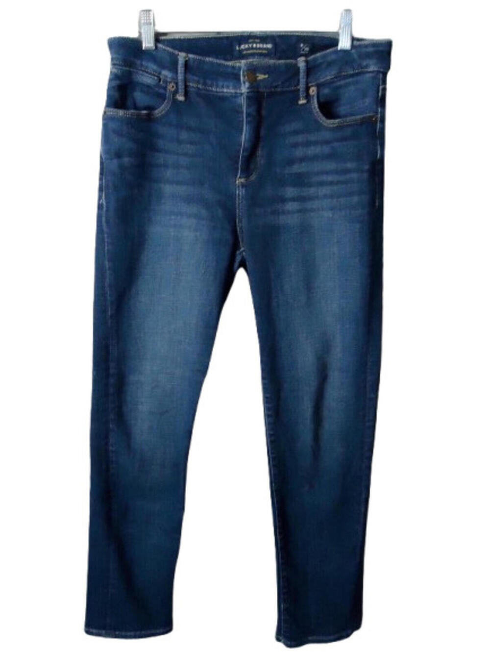 Lucky Brand Hayden Skinny Jeans Women's Size 8 Dark Wash Mid Rise Denim